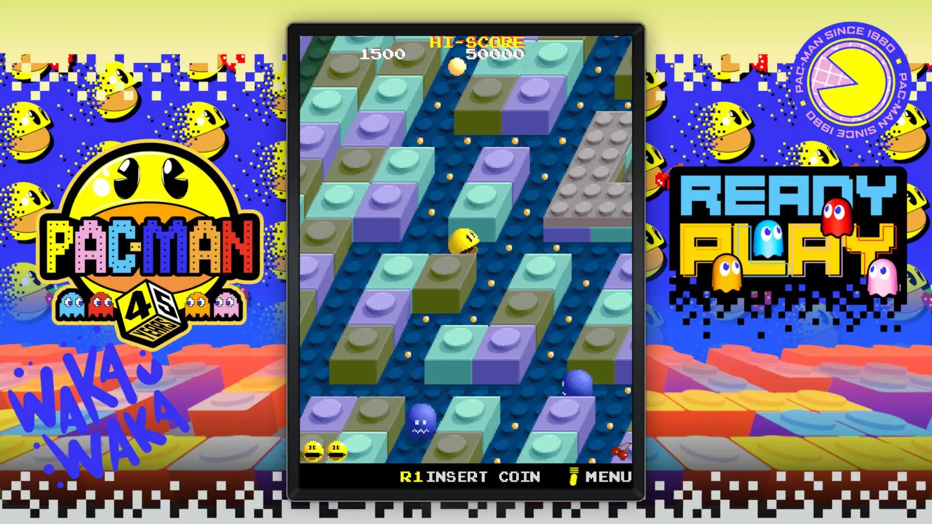 Pac-Mania - zjadanie kropek