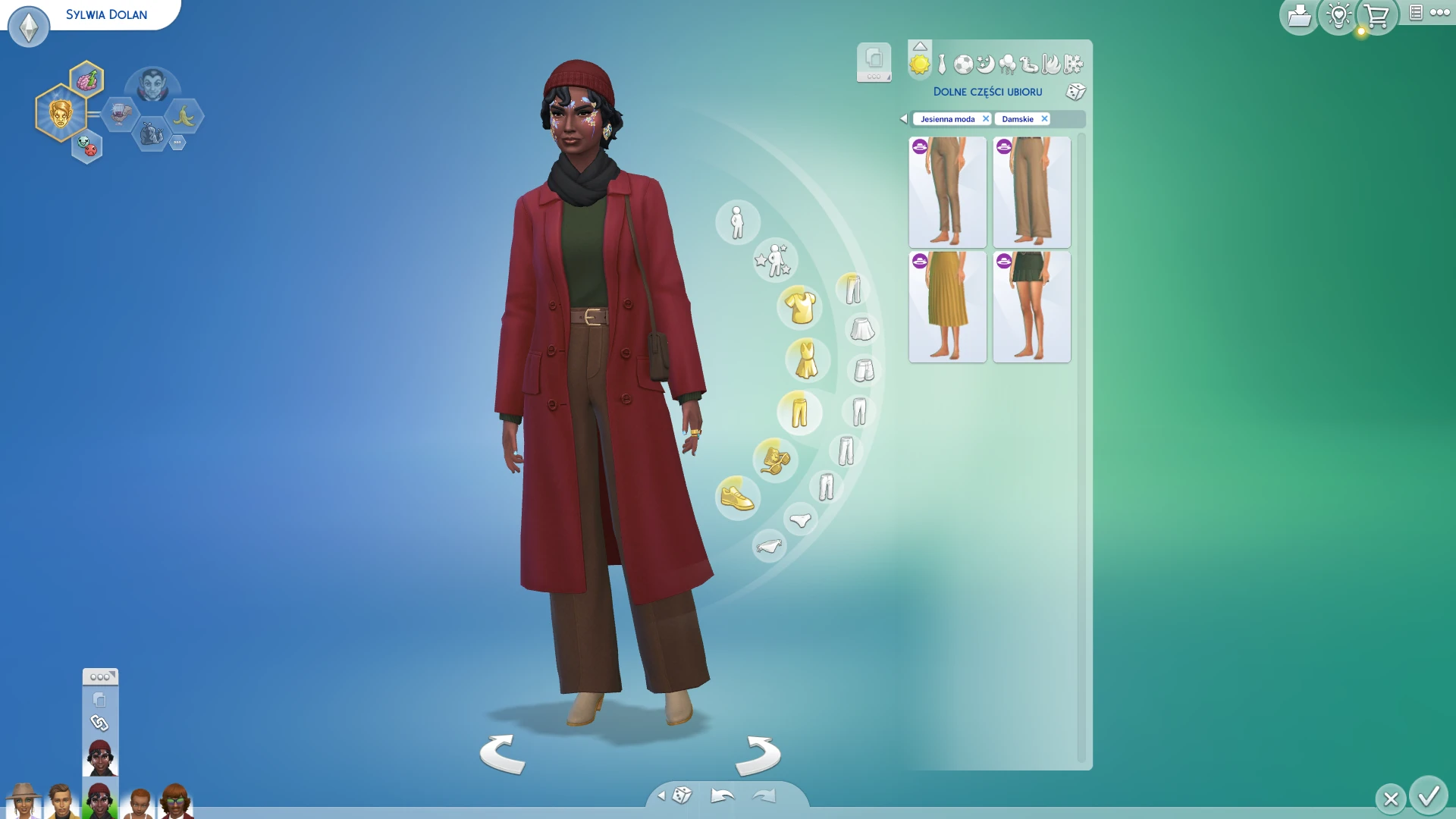 Jesienna moda - płaszcz