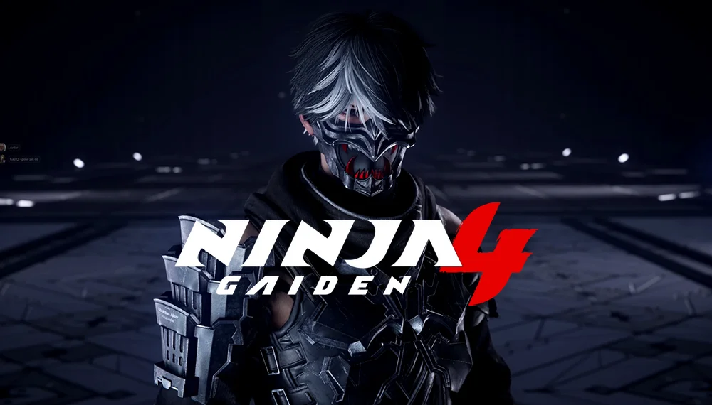 Yakumo i logo Ninja Gaiden 4