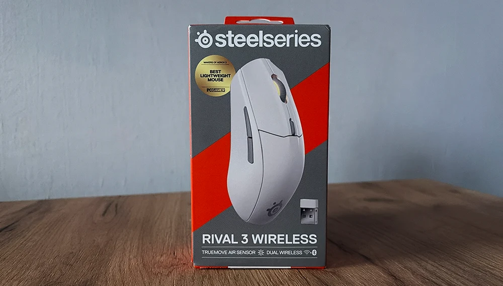 Pudełko SteelSeries Rival 3 Gen 2 Wireless