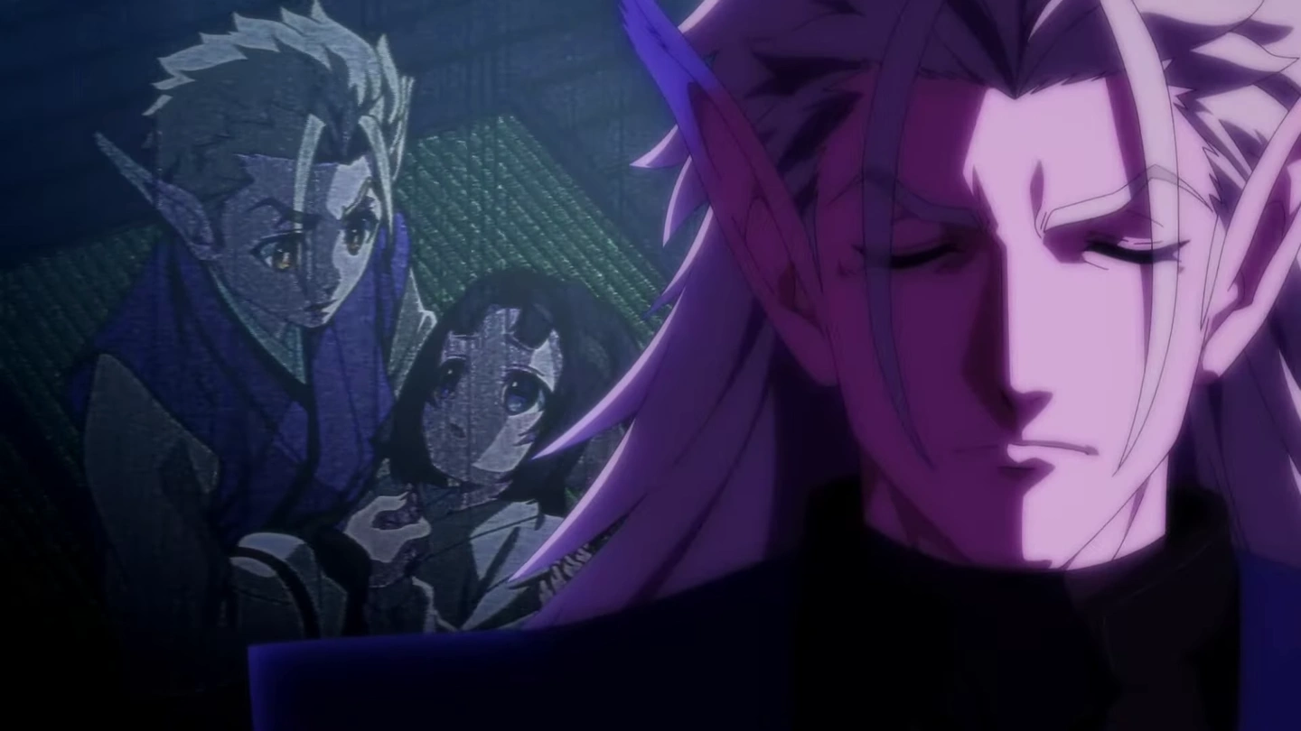 Utawarerumono: Shirube e no Michishirube - klatka z intra, przedstawiająca Mikazuchiego.