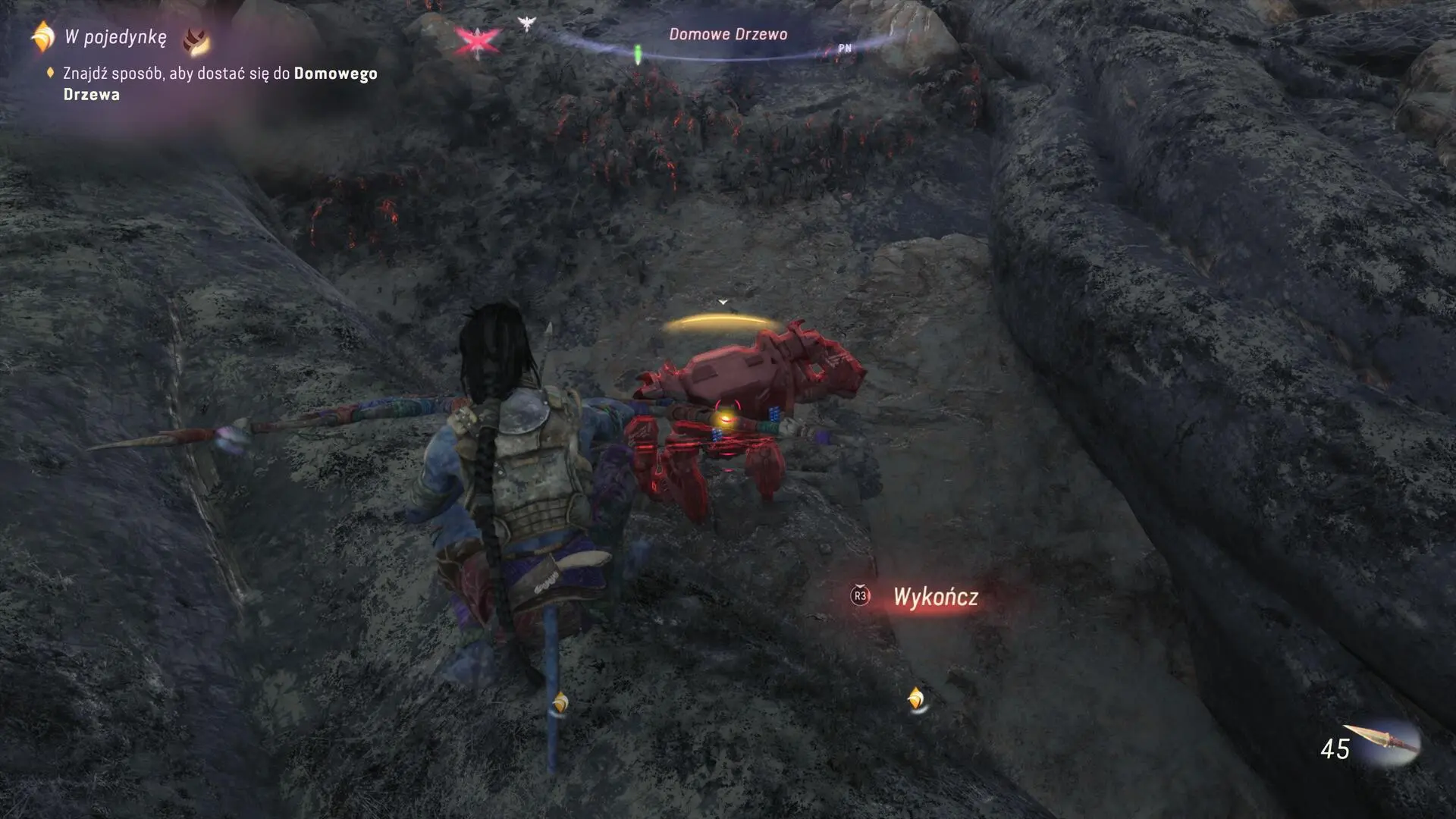 Z popioł&oacute;w - skradanie