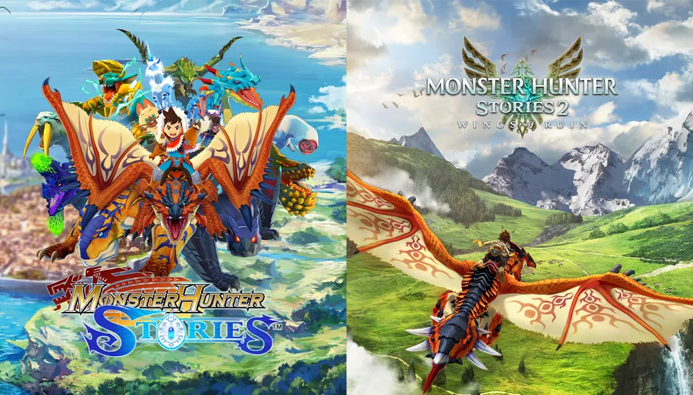Kolekcja Monster Hunter Stories 1 & 2 (screeny z główny artów)