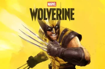 Grafika promocyjna gry Marvel’s Wolverine – Wolverine z wysuniętymi pazurami na intensywnie żółtym tle.