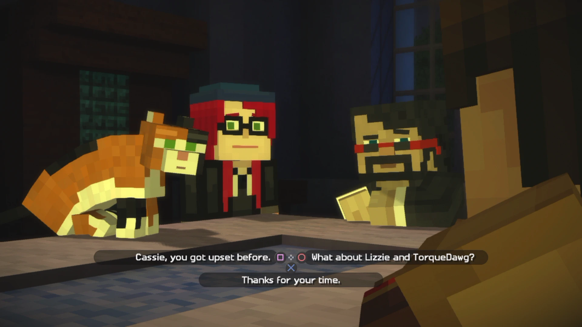 Story Mode - rozmowa przy styole