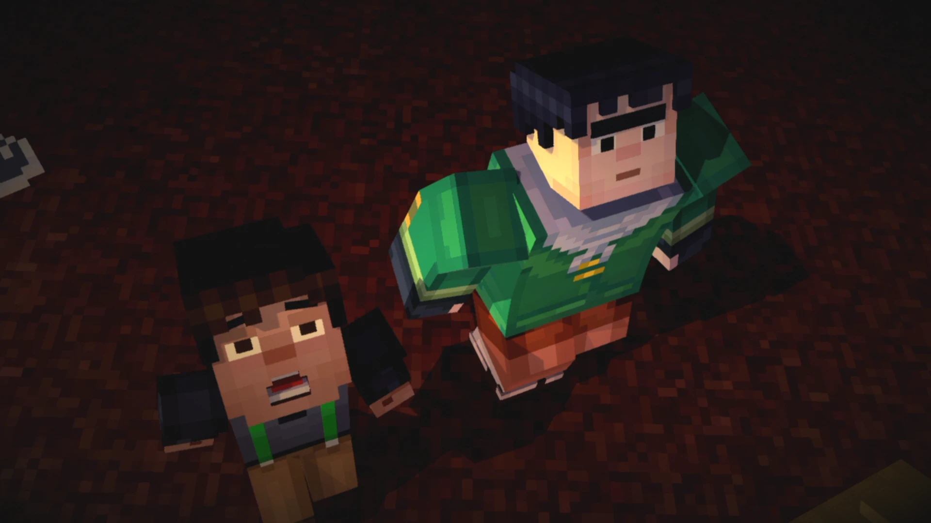 Story Mode - chłopki patrzą