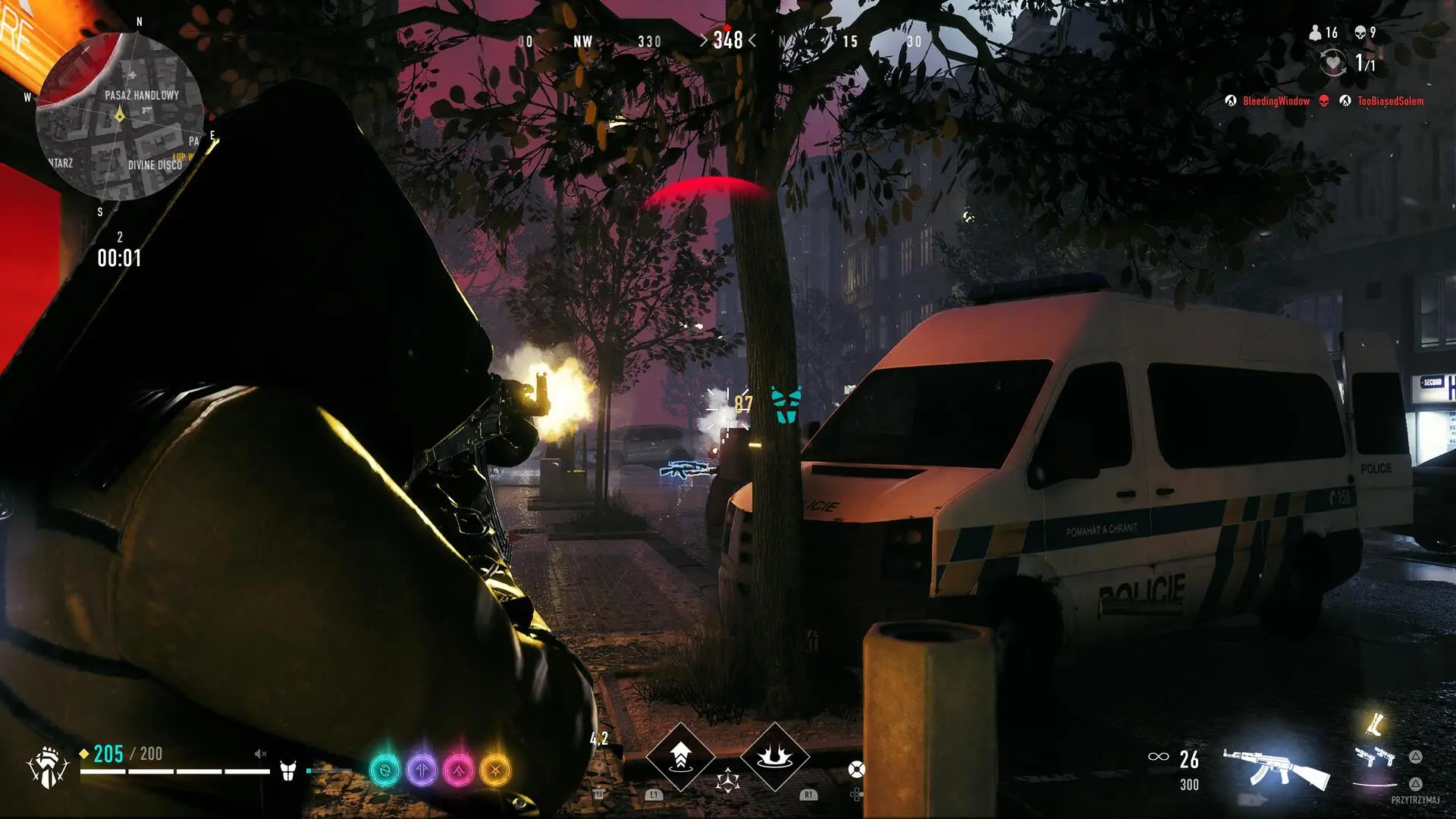 Bloodhunt - strzelanina