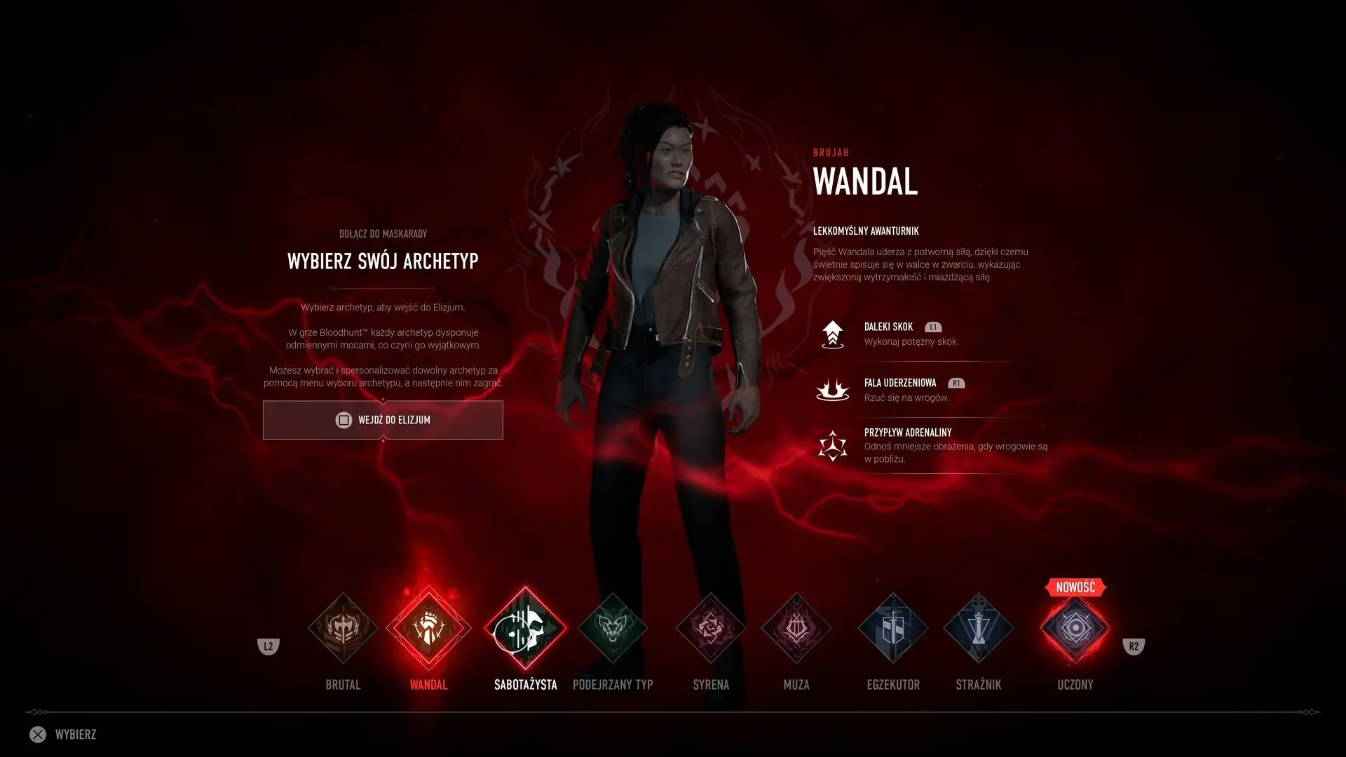 Bloodhunt - klasy postaci