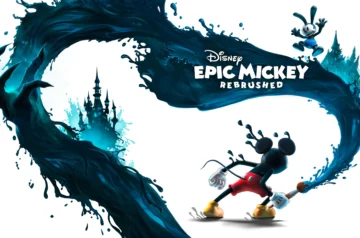 Ekran tytułowy gry Disney Epic Mickey: Rebrushed.