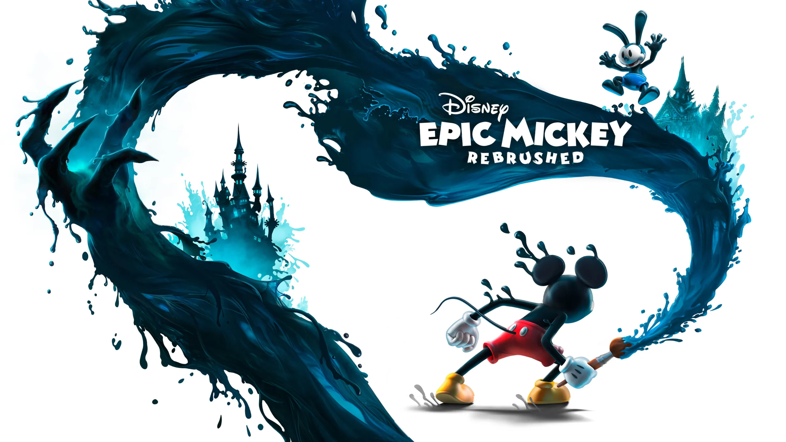 Ekran tytułowy gry Disney Epic Mickey: Rebrushed.