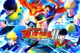 Captain Tsubasa 2: World Fighters – key art gry z bohaterami i dynamiczną akcją piłkarską