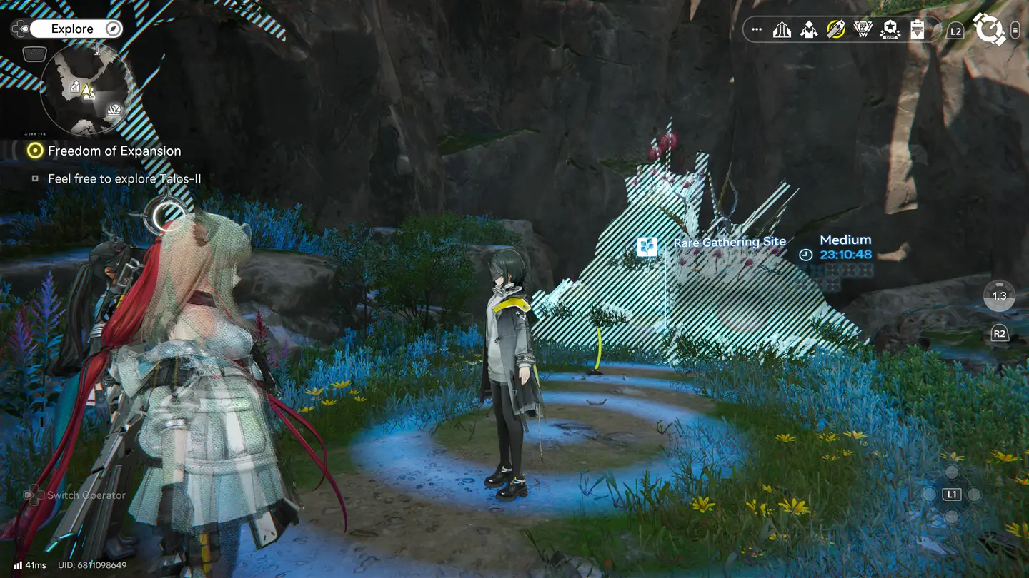 Węzeł z zasobami w Arknights: Endfield