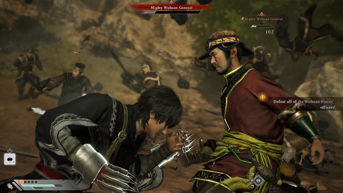 Kadry z gry Dynasty Warriors: Origins (NS2) - Animacja ataku specjalnego (wykończenie)