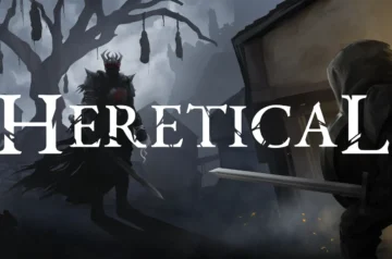 Na grafice widać mroczny kadr fantasy: w centrum stoi zakuty w czarną zbroję wojownik w koronie/diademie, a po prawej stronie sylwetka w kapturze trzyma miecz i zdaje się mierzyć z przeciwnikiem.