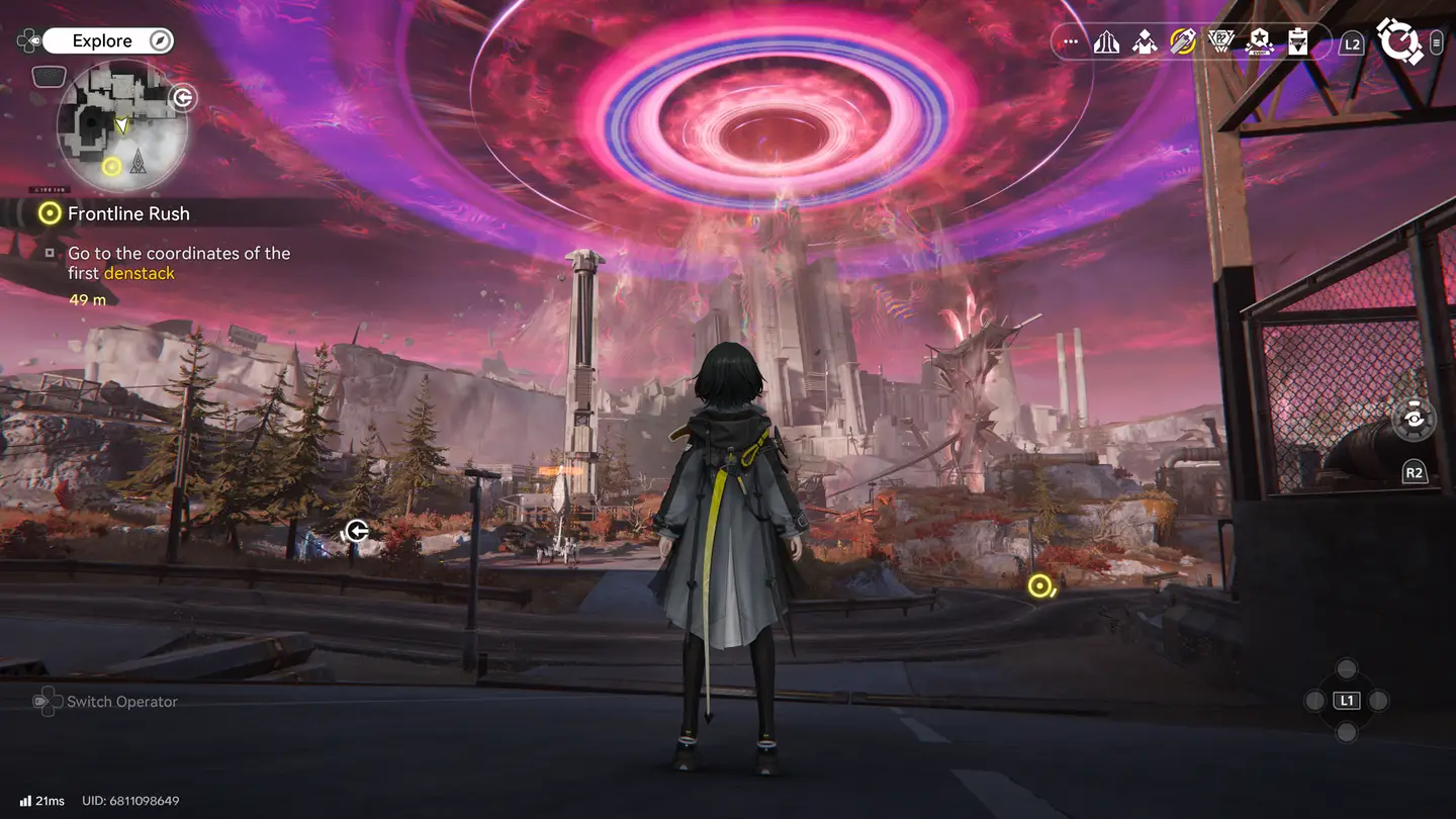 Zrzut ekranu z gry Arknights: Endfield