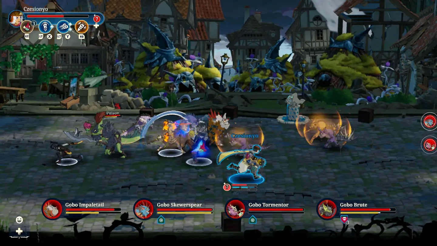 Zrzut ekranu z gry Towerborne.