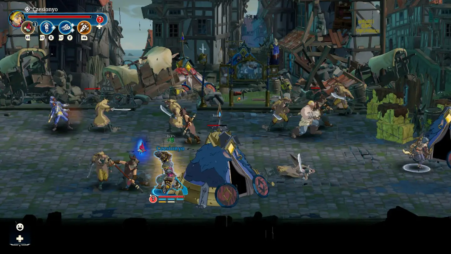 Zrzut ekranu z gry Towerborne.