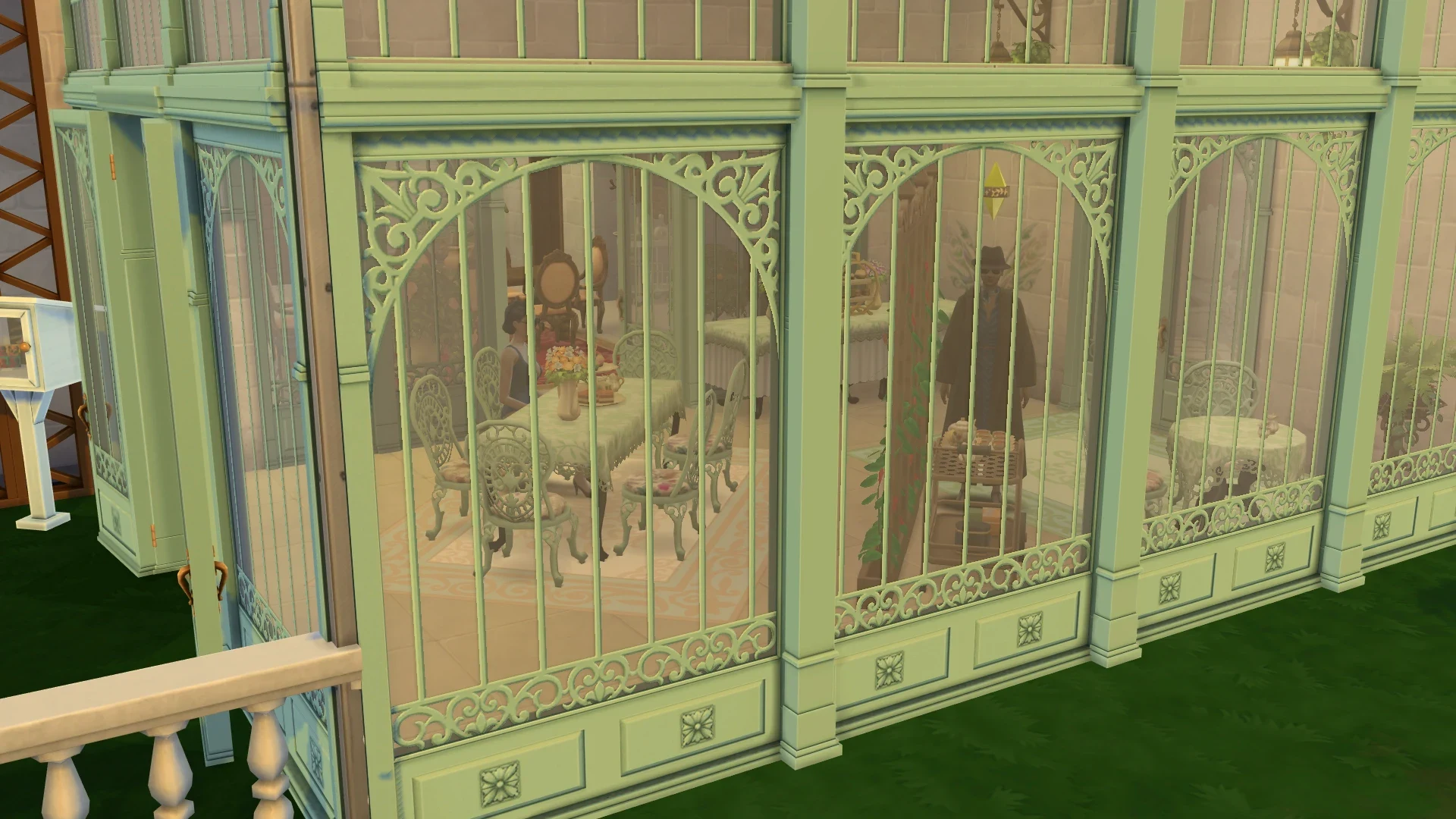 Podwórkowy urok - Oszklona weranda