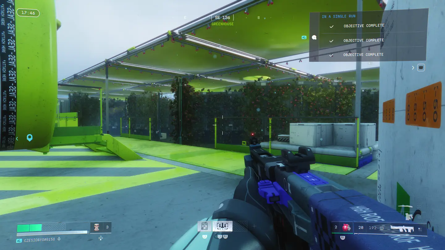 Zrzut ekranu z gry Marathon.