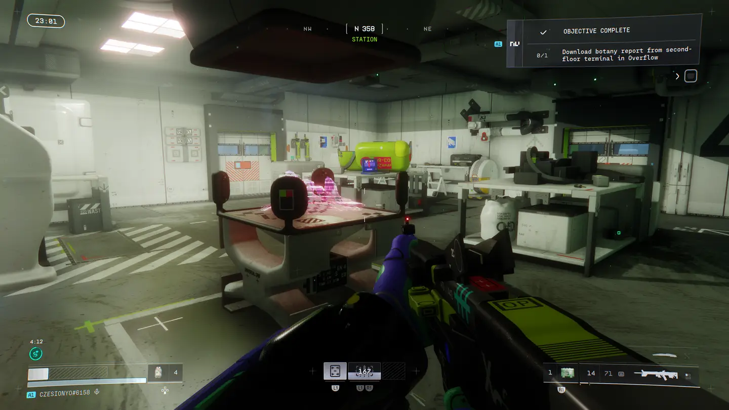 Zrzut ekranu z gry Marathon.