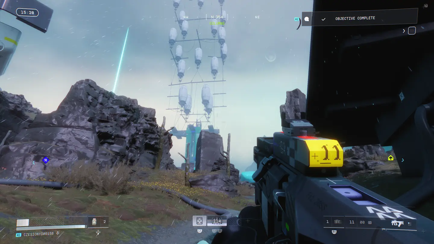 Zrzut ekranu z gry Marathon.