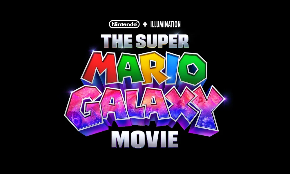 The Super Mario Galaxy Movie – oficjalne logo filmu Nintendo i Illumination