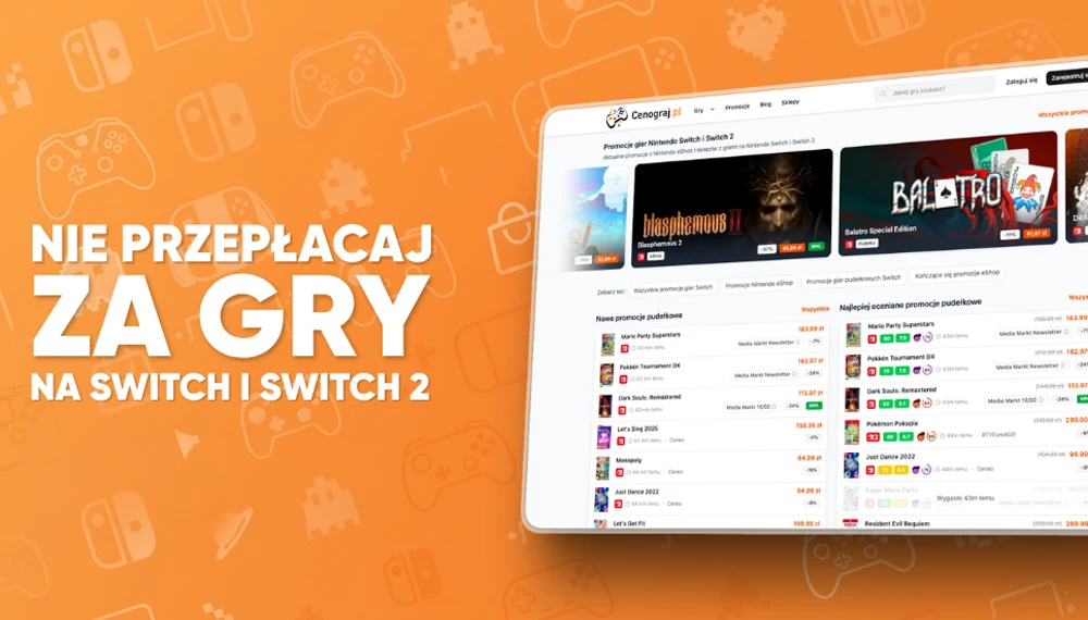 Banner "Jak nie przepłacać za gry na Nintendo Switch"