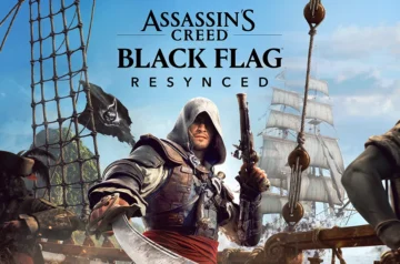Logo i grafika glówna gry Assassin’s Creed Black Flag Resynced