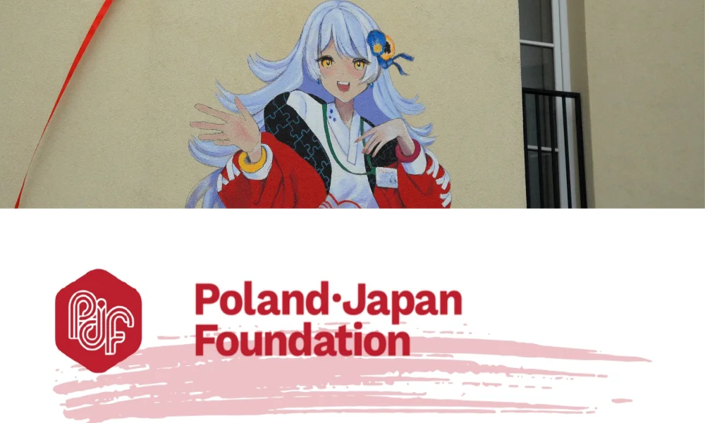 Ania – nowa ikona polsko-japońskiej przyjaźni na muralu w Piotrkowie Trybunalskim