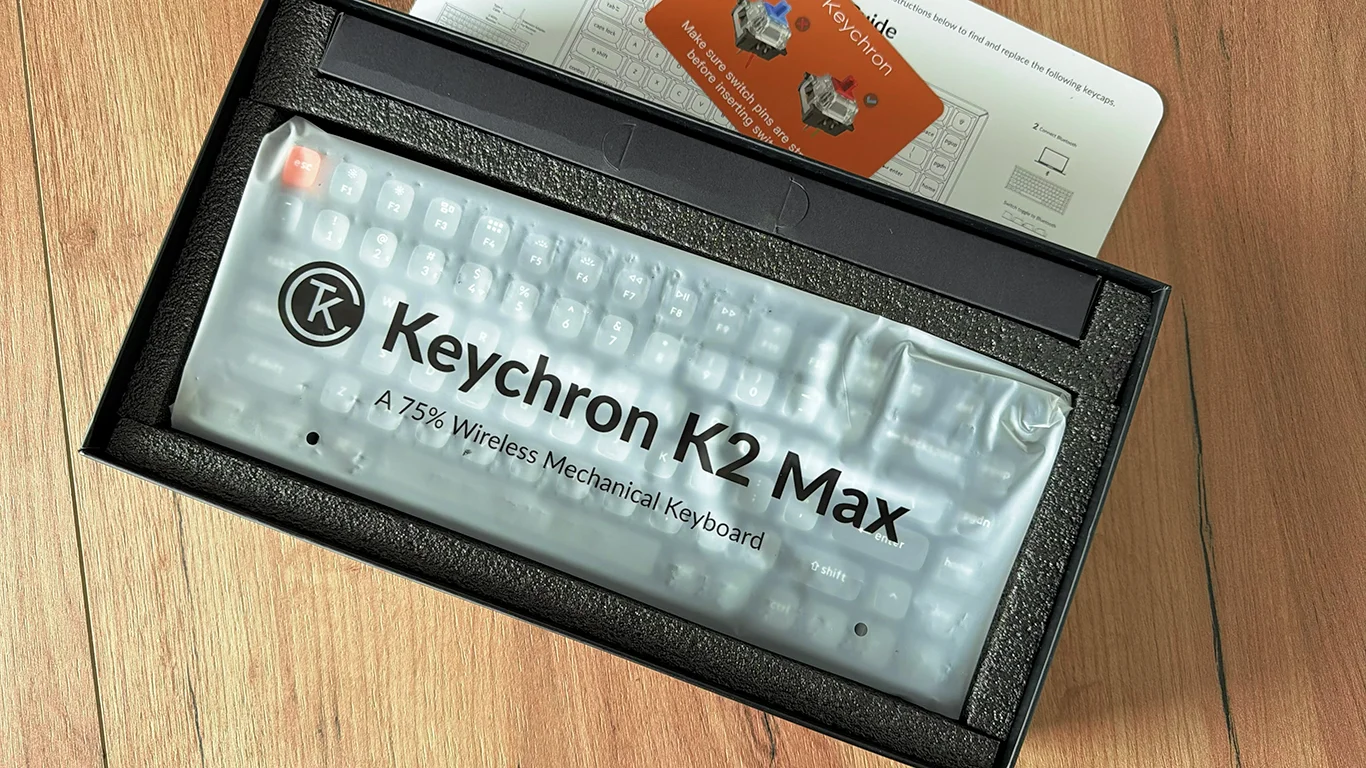 Keychron K2 Max QMK - otwrate pudełko