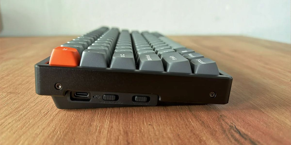 Zdjęcie Keychron K2 Max QMK - widok od boku (lewa strona)