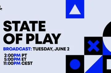 Grafika promocyjna czerwcowego State of Play (2026) z godzinami eventu.