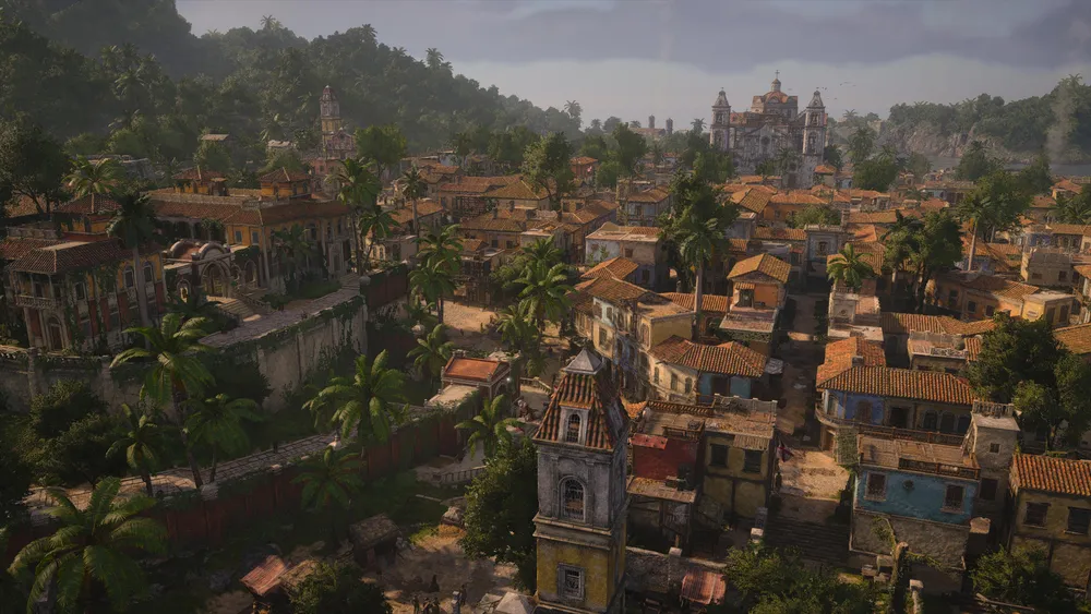 Widok na miasto w Assassin's Creed Black Flag Resynced