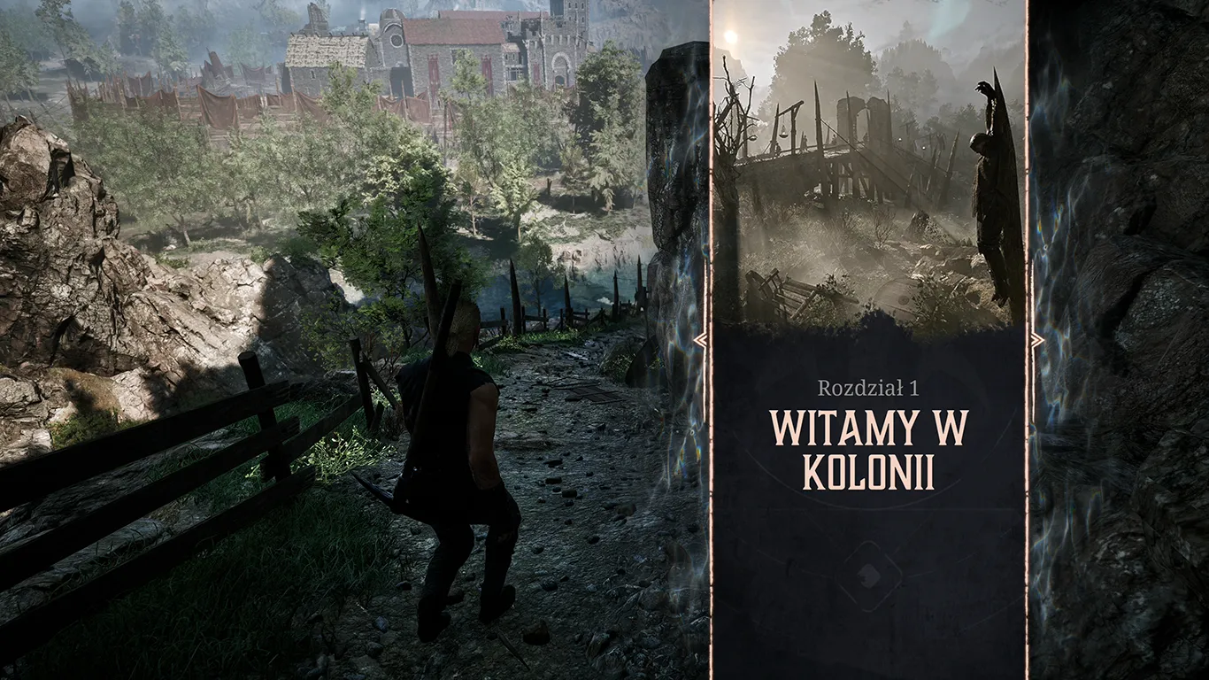 Gothic 1 Remake - Widok na Stary Obóz i początek przygody