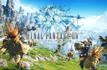 Logo / keyart z Final Fantasy 14