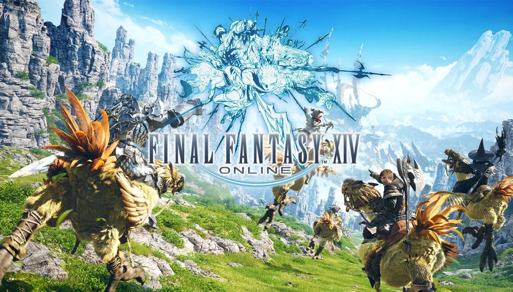 Logo / keyart z Final Fantasy 14