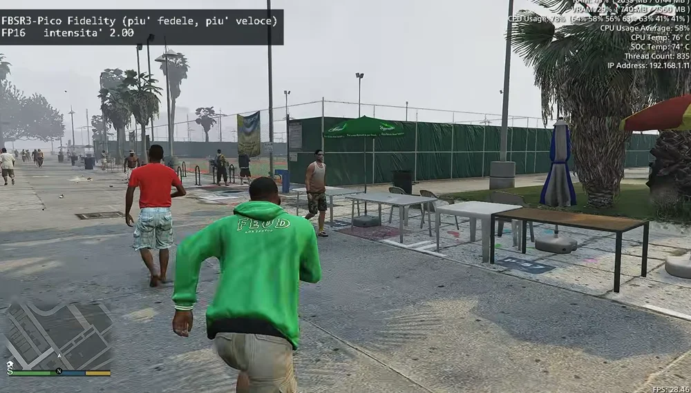 GTA V z FSR na PS4