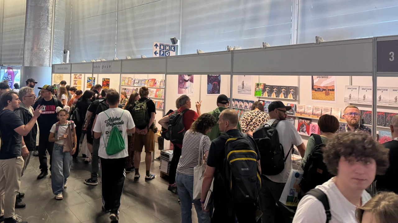 37. Festiwal Komiksu i Gier w Łodz - stoiska, górny pierścień