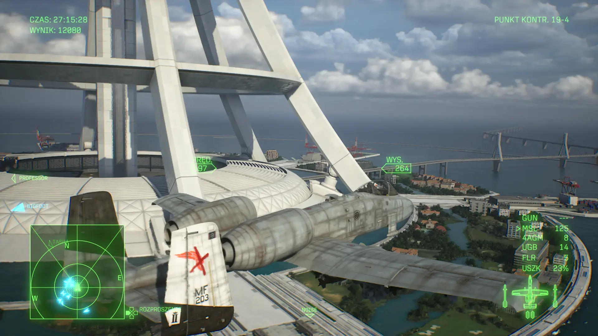 Ace Combat 8 - winda kosmiczna