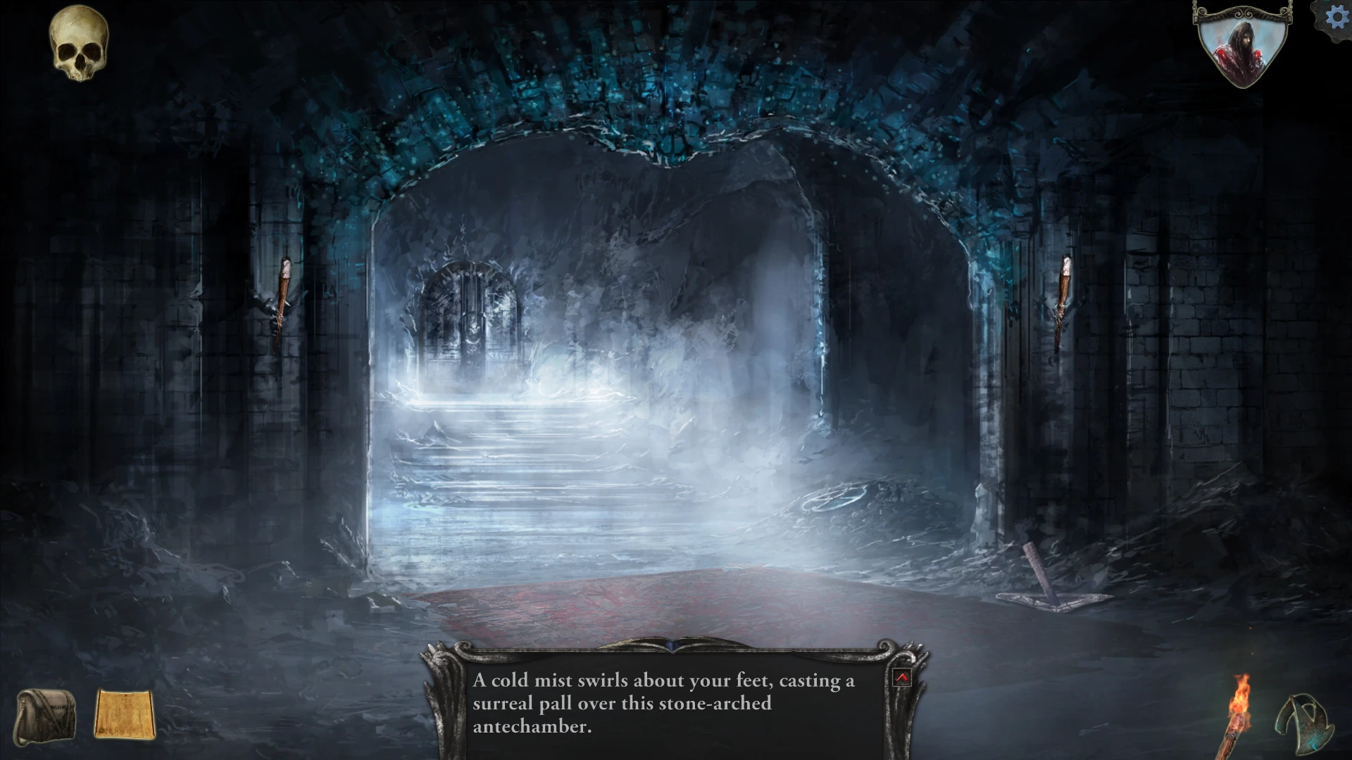 Shadowgate - mroźny korytarz