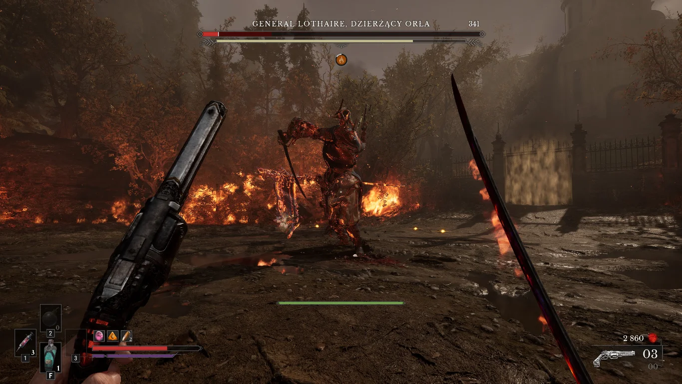 Screen z gry Valor Mortis: Pierwszy Boss